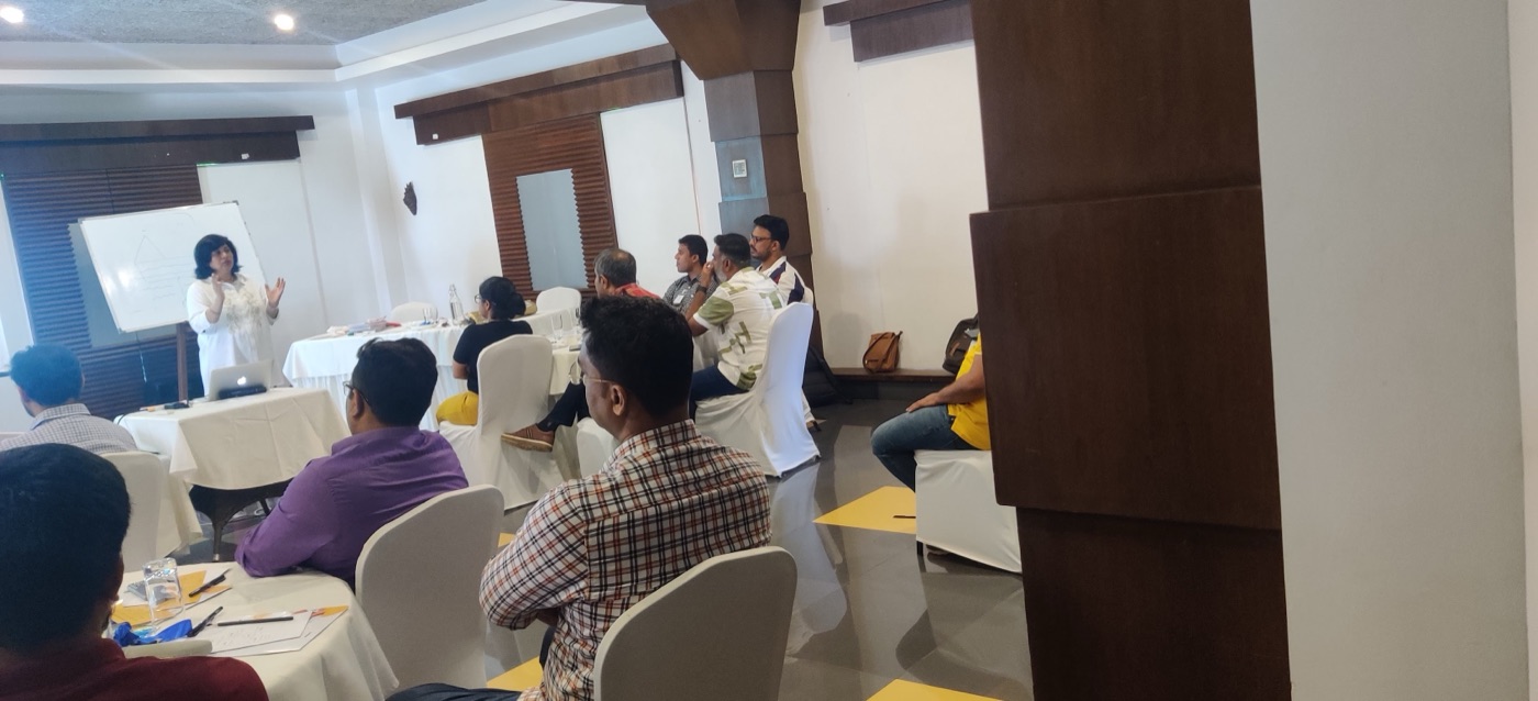 Corporate training session in progress